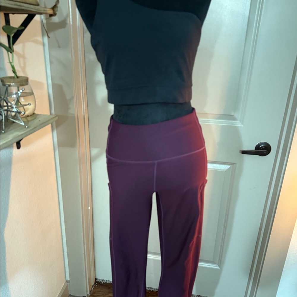 Fabletics Purple High-Waisted Leggings - Picture 5 of 5